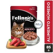 Trocitos En Salsa Gato Felinnes Carne 85 g