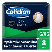 Pañales Adulto Pants Cotidian Nocturno Talla G/XG  8 un.