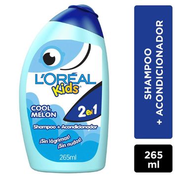 Shampoo L'Óreal Kids Cool 2 en 1 Melón 265 ml