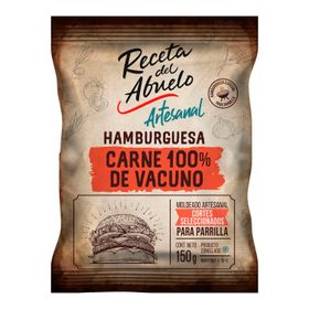 Hamburguesa Vacuno Receta del Abuelo Artesanal 150 g