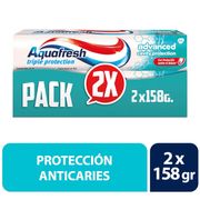 Pasta Dental Aquafresh Advanced Triple Protection 158 g 2 un.