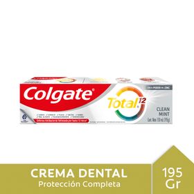 Pasta Dental Colgate Total 12 Clean Mint 195 g