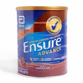 Alimento Nutricional Ensure Advance Chocolate 850 g