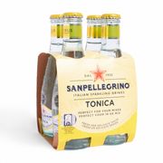 Pack 4 un. Agua Tónica San Pellegrino Cit Glass 200 cc