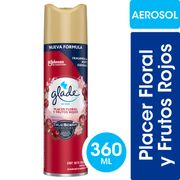 Desodorante Ambiental Glade Aerosol Placer Floral y Frutos Rojos 360 ml
