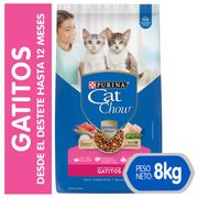 Alimento Gatito Cat Chow Carne y Verduras 8 kg