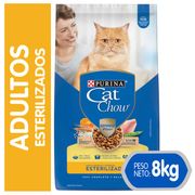 Alimento Gato Adulto Cat Chow Esterilizados Defense Plus 8 kg