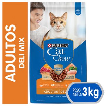 Alimento gato adulto delimix 3 kg