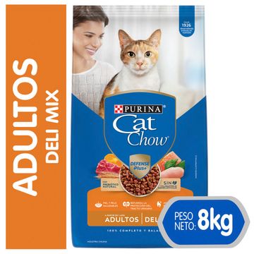 Alimento gato adulto delimix 8 kg