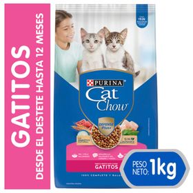 Alimento Gatito Cat Chow Carne y Verduras 1 kg