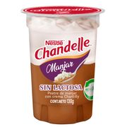 Postre Chandelle Crema Sin Lactosa Manjar 130 g