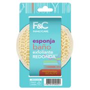 Esponja Baño Exfoliante Redondo Family Care