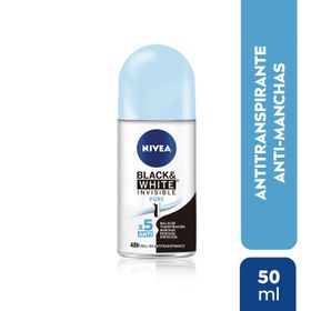 Desodorante Roll On Nivea Invisible Black & White Pure 50 ml