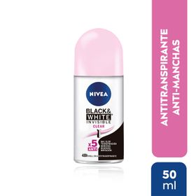 Desodorante Roll On Nivea Invisible Black & White 50 ml