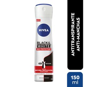 Desodorante Spray Nivea Invisible Black & White Max 150 ml