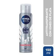 Desodorante Spray Nivea Men Silver Protect 150 ml