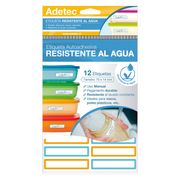 Etiquetas adhesivas resistente al agua