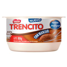 Postre Trencito mousse chocolate con salsa de manjar 80g
