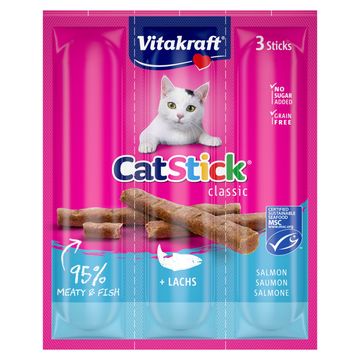 Snack gato Stick salmón 18 g