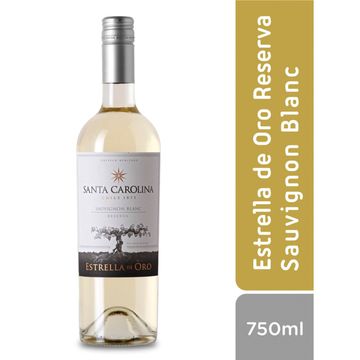 Vino Sauvignon Blanc Estrella de Oro Viña Santa Carolina Reserva 750 cc