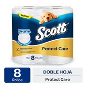 Papel Higiénico Scott Protect Care Doble Hoja 26 m 8 un.