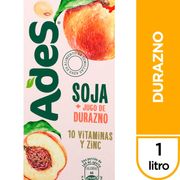 Bebida Vegetal Ades Soya Durazno 1 L