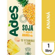 Bebida Vegetal Ades Soya Piña 1 L