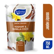 Jabón Líquido Ballerina Yoghurt Vainilla Coco 750 ml