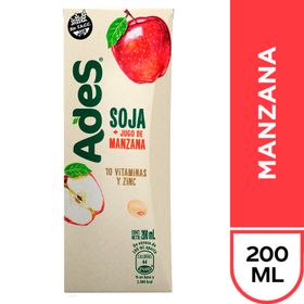 Bebida Vegetal Ades Soya Manzana 200 ml
