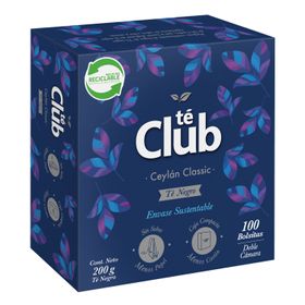 Té Club Original Sustentable 100 Bolsitas