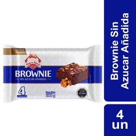 Brownies Nutra Bien Sin Azúcar 4 un.