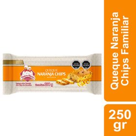 Queque Nutra Bien Naranja Chips 250 g