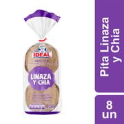 Pan Pita Ideal Light Linaza 300 g 8 un.