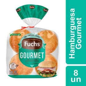 Pan Hamburguesa Fuchs Gourmet 650 g 8 un.
