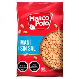 Maní Marco Polo Sin Sal 400 g