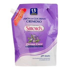 Jabón Líquido Simond's Dermo Cremoso Doypack 1.5 L