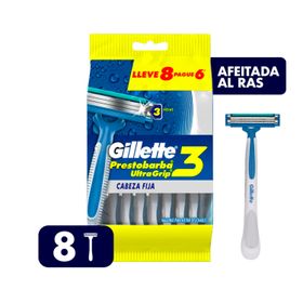 Máquina Afeitar Gillette Desechable Prestobarba Ug3 8 un.