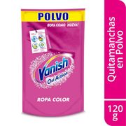 Quitamanchas Vanish Polvo Rosa Recarga 120 g