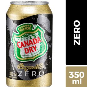Bebida Canada Dry Ginger Ale Zero 350 ml