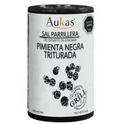 Sal Parrillera Aukas Pimienta Triturada 500 g