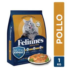 Alimento Gato Adulto Felinnes Pollo 1 kg