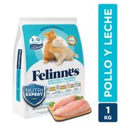 Alimento Gatito y Madres en Gestación y Lactancia Felinnes Pollo 1 kg