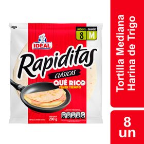 Tortilla Ideal Rapiditas M 200 g 8 un.