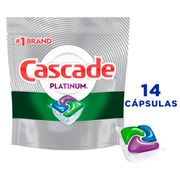 Detergente Lavavajilla Cascade Platinum 14 un.