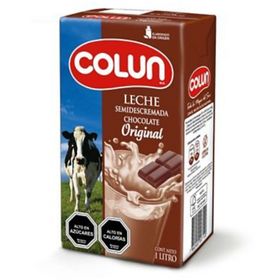Leche Colun Semidescremada Chocolate Receta Original 1 L