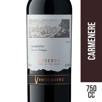 Vino Carménère Viña Ventisquero Reserva 750 cc