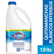 Quitamanchas Clorox Ropa Blancos Intensos 1.9 kg