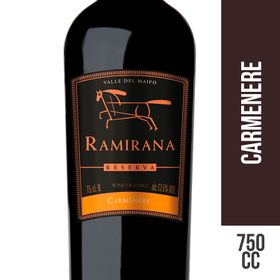 Vino Ramirana Reserva Cabernet y Carmenere 750 cc