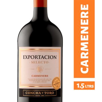 Vino Exportación Selecto Carménère botellón 1.5 L