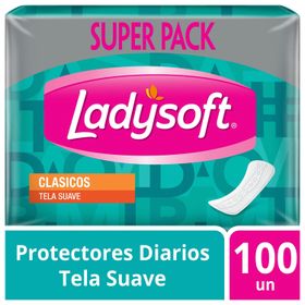 Protectores Diarios Ladysoft Tela Suave 100 un.
